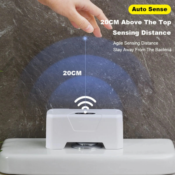 Intelligent Smart Sensor Toilet Flusher Automatic Sensor Touchless Toilet Flush for Public Use Home Bathroom - #A - Image 5