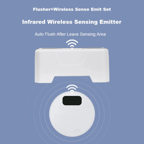 Intelligent Smart Sensor Toilet Flusher Automatic Sensor Touchless Toilet Flush for Public Use Home Bathroom - #A - Image 4