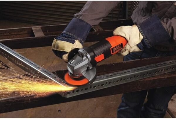 BLACK+DECKER Angle Grinder Tool, 4-1/2-Inch, 6.0 - Amp (BDEG400)